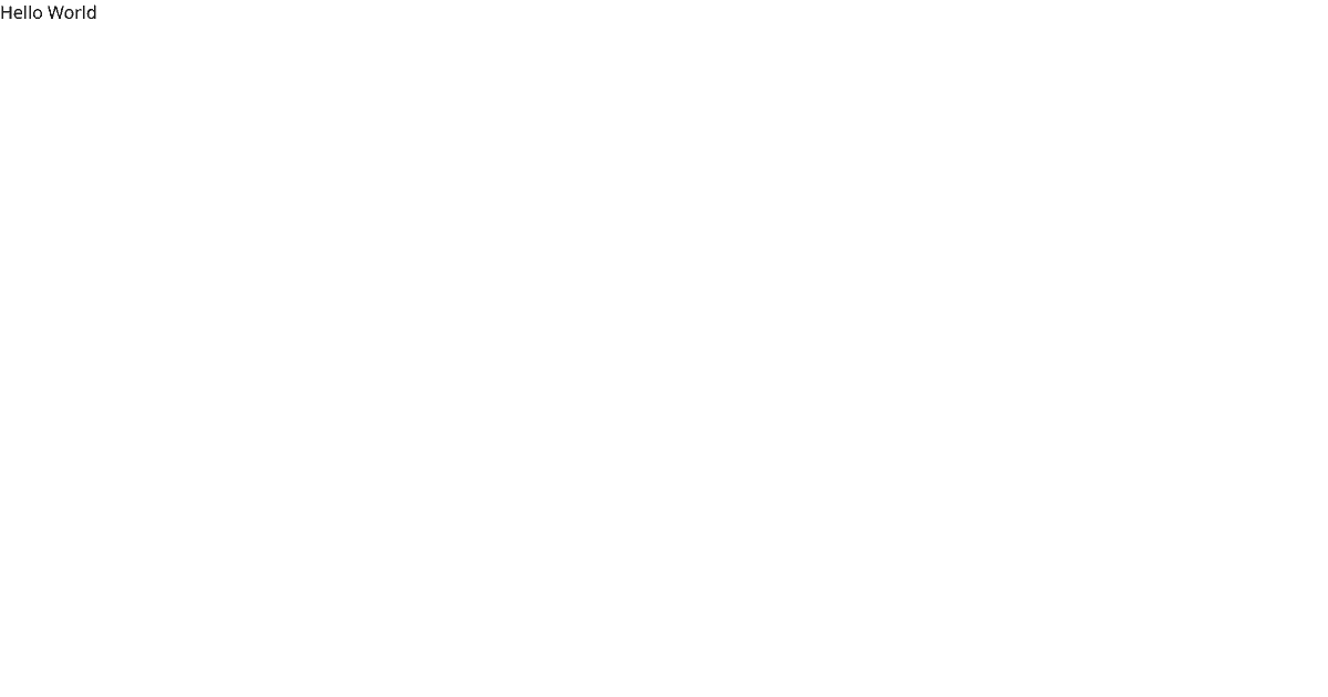 Hello World in very tiny text compared to the size of the image as a whole